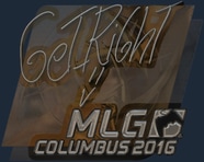 Sticker | GeT_RiGhT (Foil) | MLG Columbus 2016